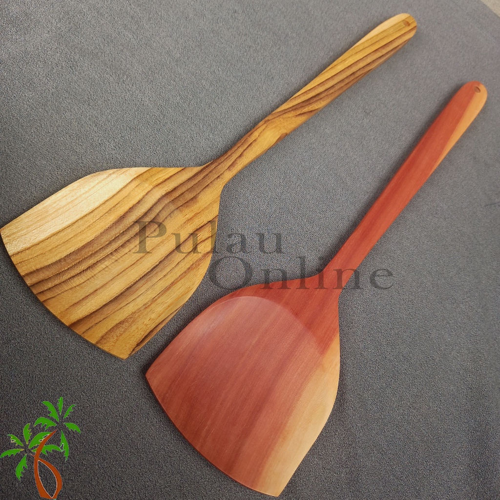 Sodet Kayu Jumbo 40cm - Sutil Spatula Kayu Wood Turner