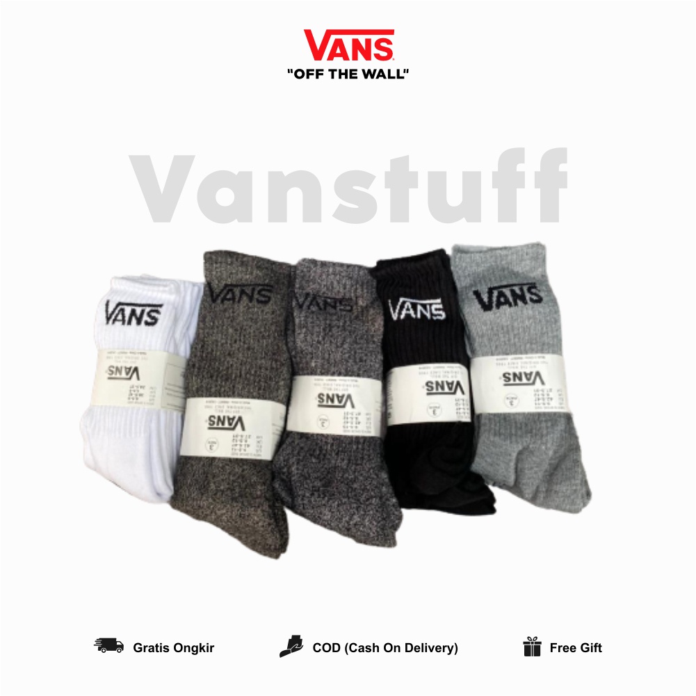 Kaos Kaki Vans Panjang Original 100% Bahan Halus dan Tebal
