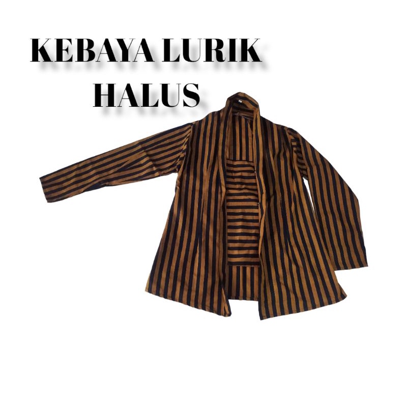 kebaya lurik // lurik wanita // baju adat jawa perempuan// lurik alusan