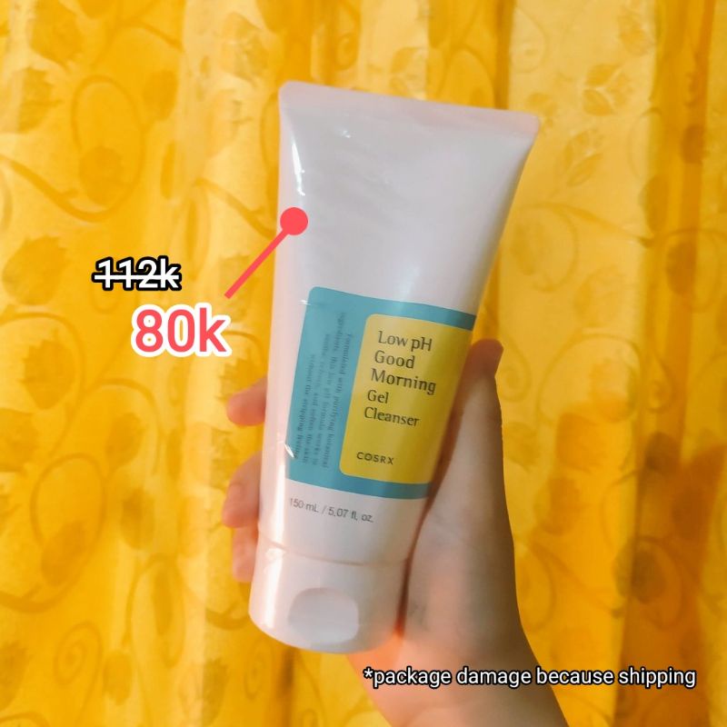COSRX Low pH Good Morning Gel Cleanser (150ml) Damage Package BOOKED BY @yuno_ov
