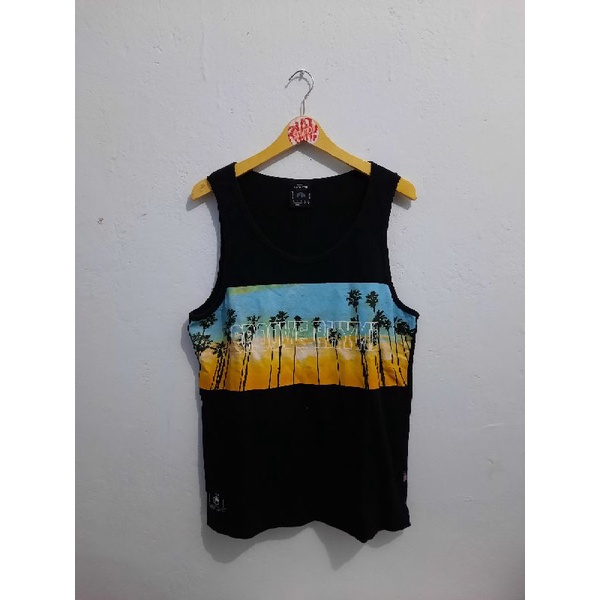 KAOS TSHIRT GROOVE RHYME TANKTOP BLACK