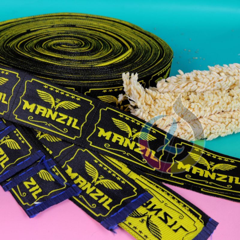 

label baju label woven bordir label merek label nama label kerah label cap label label distro