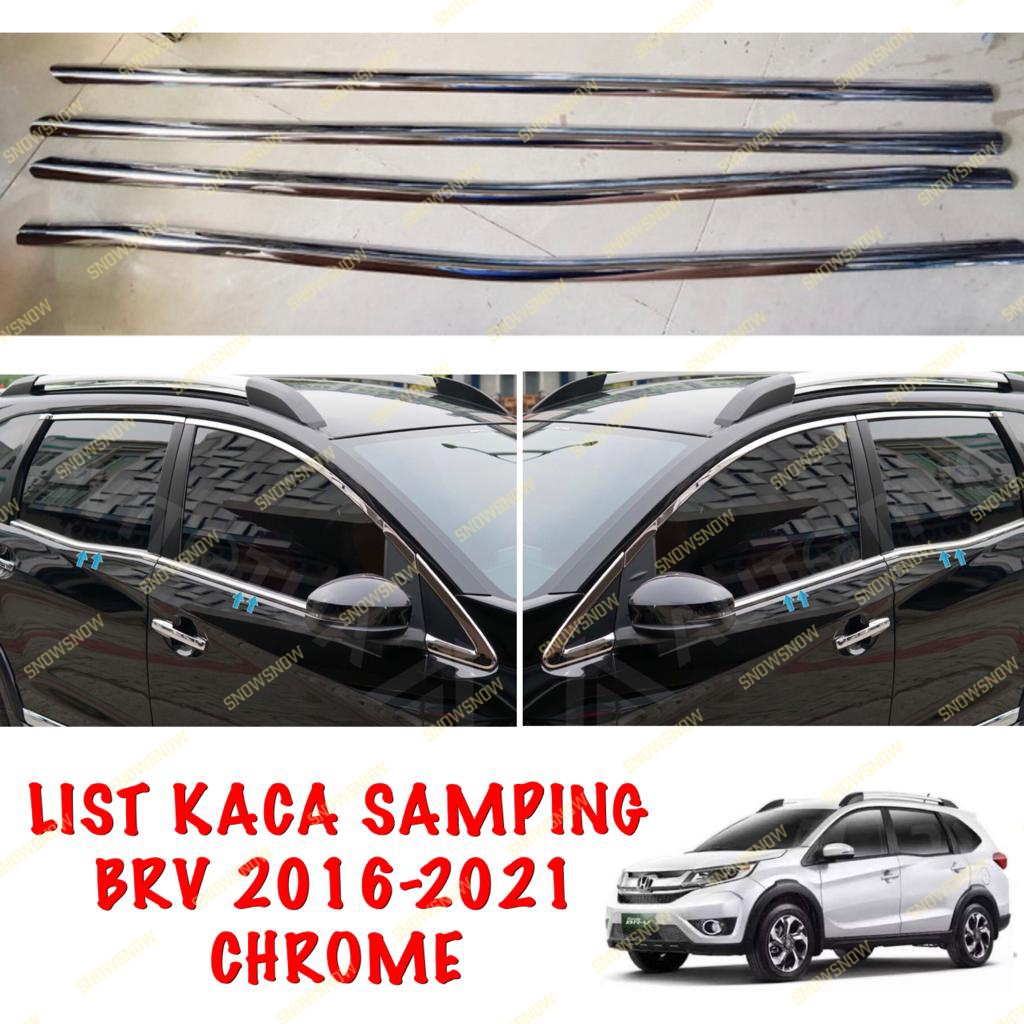 List Kaca Samping BRV 2016 2020 2021 Chrome