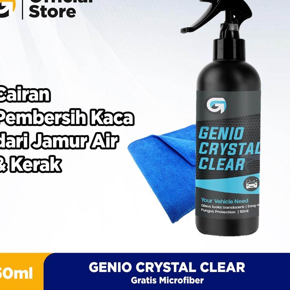 *Banyak Peminat* Genio Crystal Clear 250ML - cairan penghilang jamur (free microfiber) .