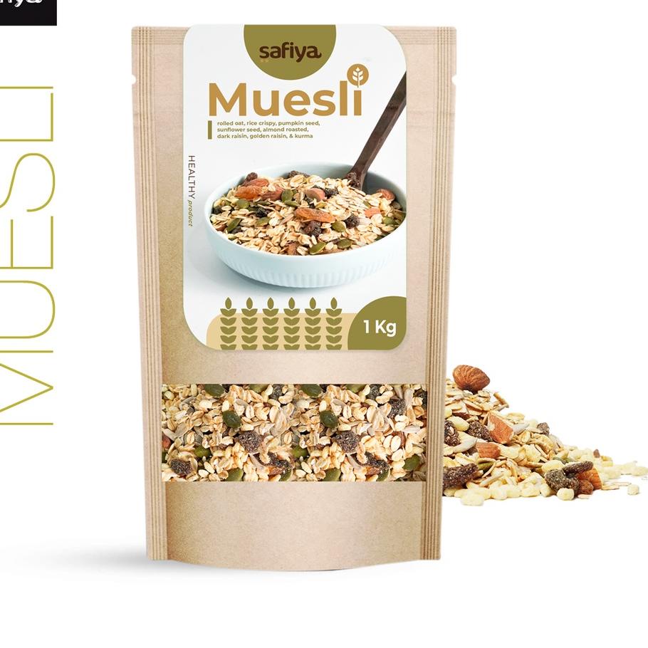 

GRATIS ONGKIR✅Muesli Fruit and Seed 1 Kg Sereal Sehat Authentic Safiya Food|RA1