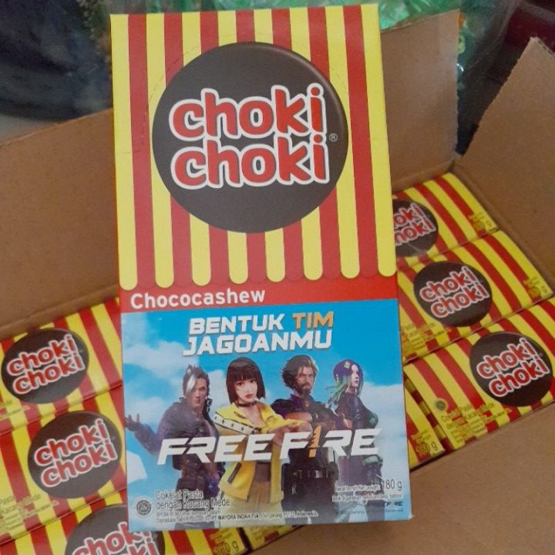 

Choki Choki chococashew stik harga perbox isi 20