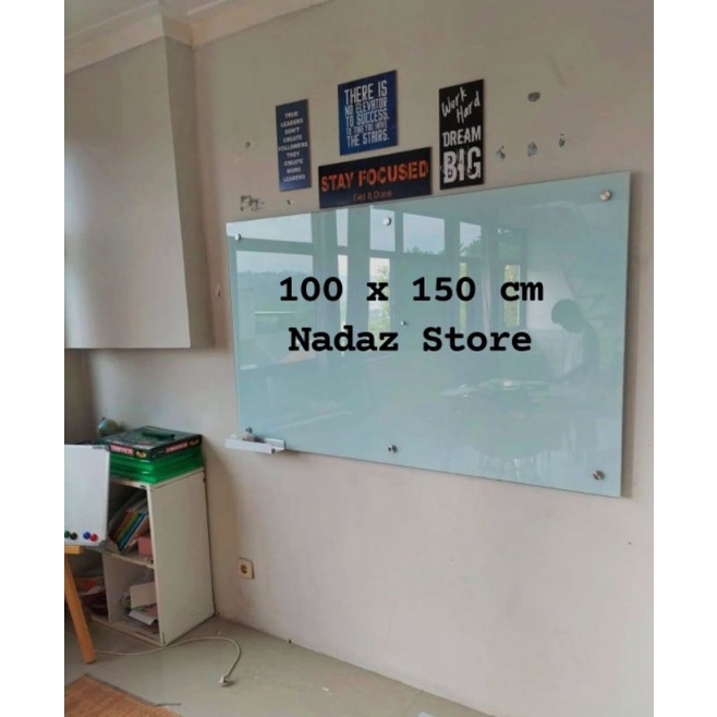 

Glassboard 100 x 160 cm / papan tulis kaca 100 x 160cm / glass board / glassboard / distributor glassboard