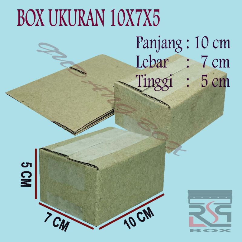 

Kardus packing ukuran 10x7x5 cm packaging Box online kardus murah