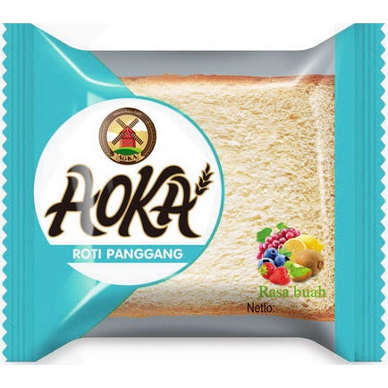 AOKA Roti Panggang Rasa SUSU VANILA