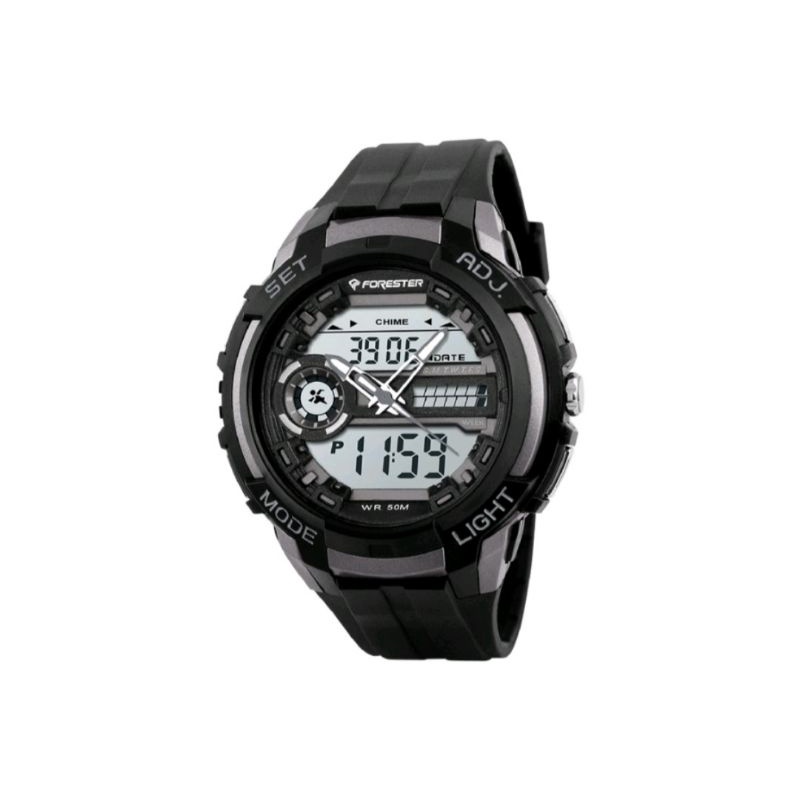 JAM TANGAN FORESTER JTF 1007 DIGITAL ANALOG CR 2016/SR - BLACK