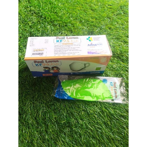 MASKER ANAK KF94 25PC HIJAU