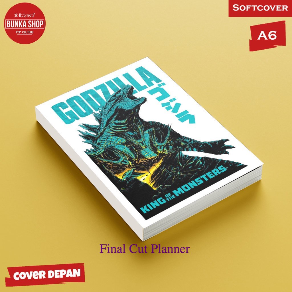 

Pocket Note Godzilla 4 Softcover A 6 Buku Tulis Catatan Notes Agrnda Planner Jurnal planner
