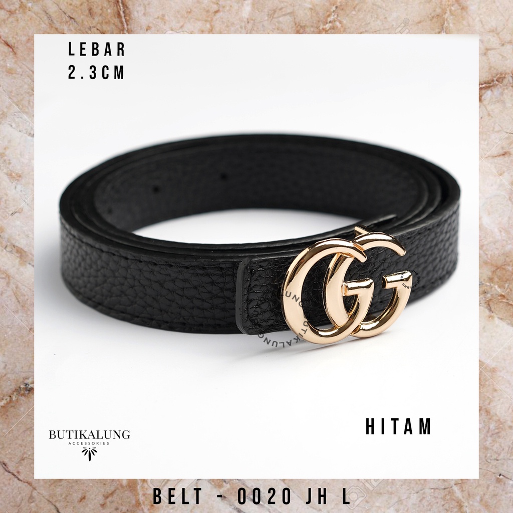 Ikat Pinggang Kulit Gesper Kulit Belt Kulit Sabuk Aksesoris Fashion Tali Pinggang Wanita BUTIKALUNG 0020JH