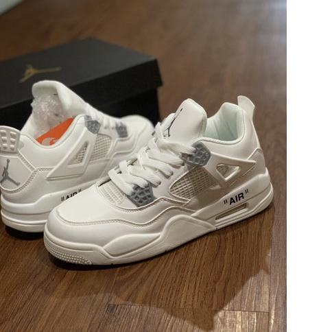 limited Edition✔️Sepatu Pria/Wanita Air Jordan 4 Full White|SQ9