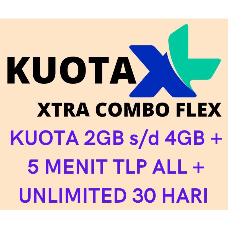 KUOTA XL 2GB - 4GB 30 HARI