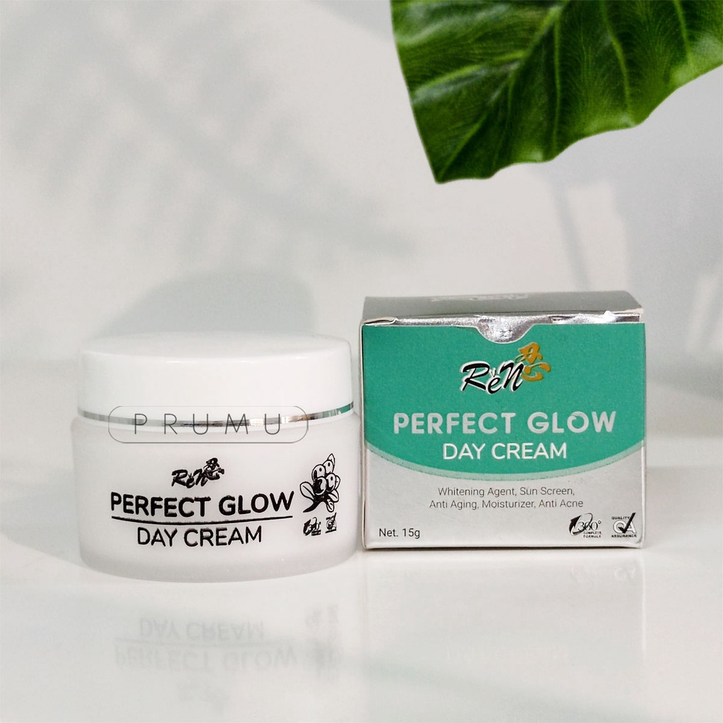 Ren Perfect Glow Day Cream 15gr - Cream Siang - Cream Pencerah Wajah - Glowing Cream - Krim Siang - Krim Wajah