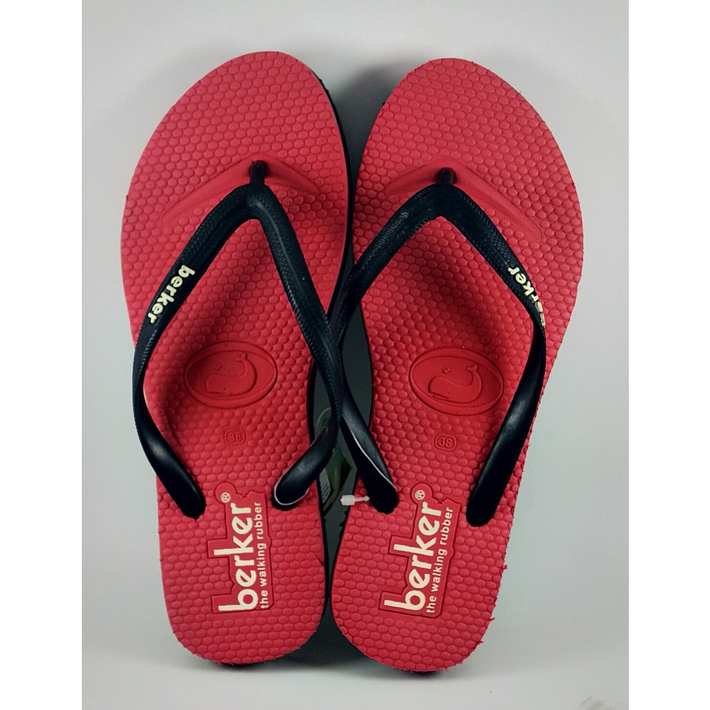 Sandal Japit Berker Duos Ladies Black Red