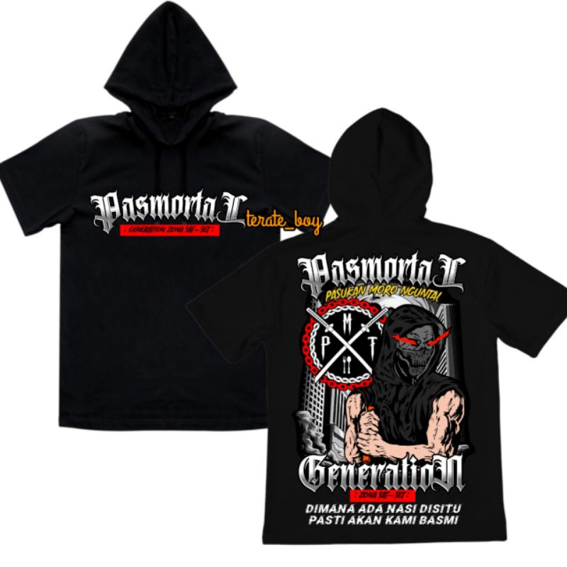 TS HOODIE DISTRO PASMORTAL ZONA SATSET (NETRAL)