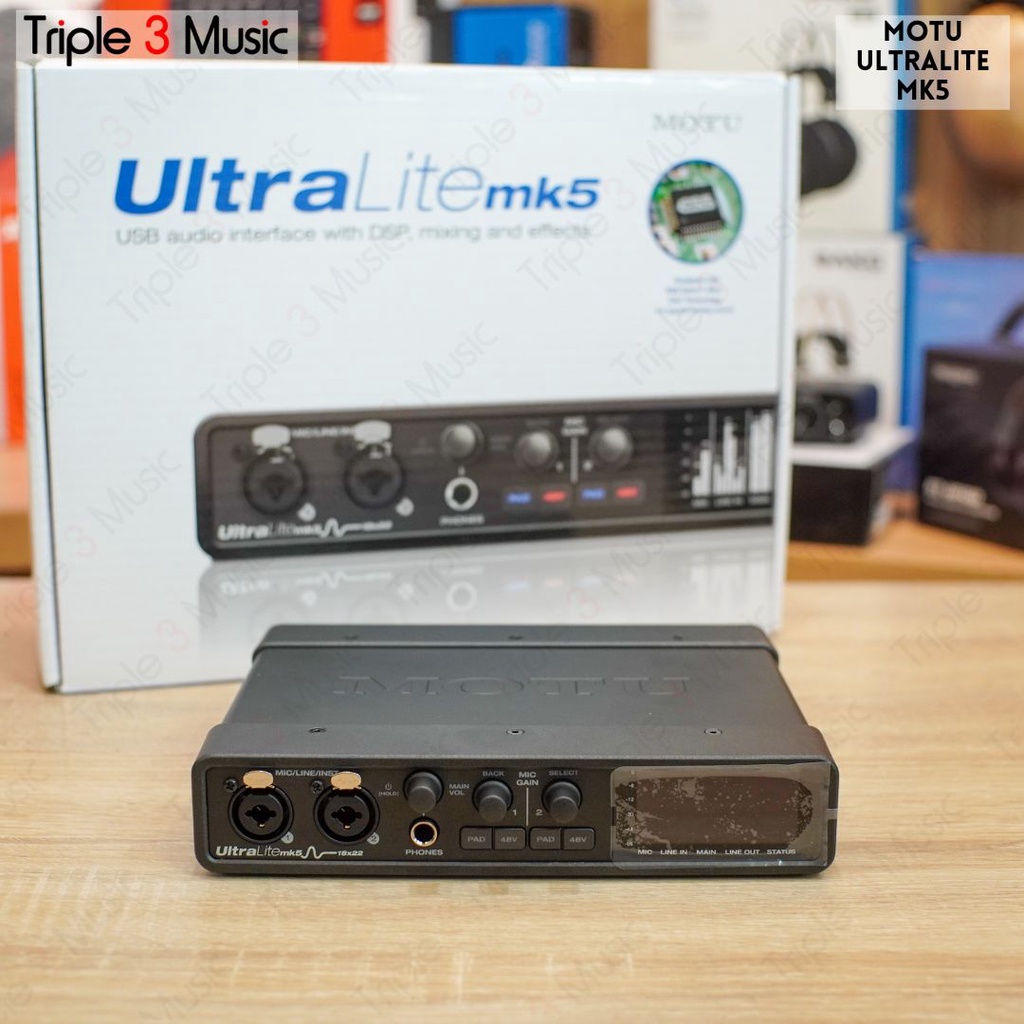 MOTU UltraLite mk5 18x22 USB Soundcard Sequencer