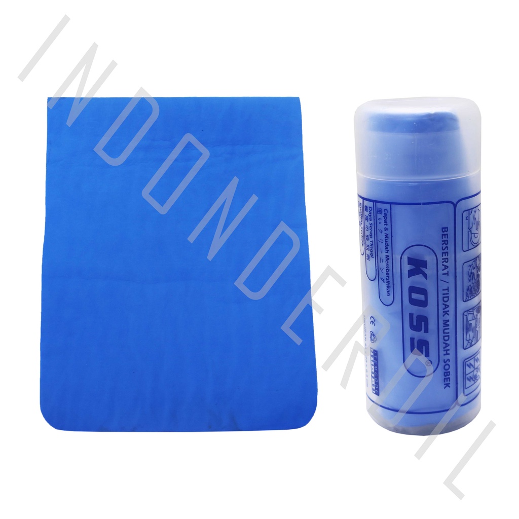 Lap Kanebo Tebal-High Quality-Daya Serap Tinggi Serbaguna-Serba Guna 43x20 Warna Random Merk KOSS