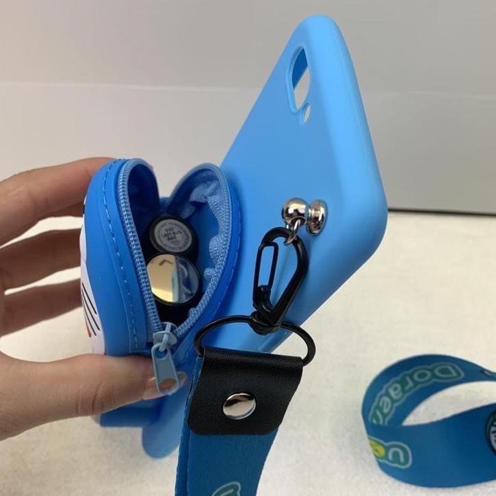 [PROMO LBC78] VIVO V5 V5S Y20 Y20i Y20S Y91 Y93 Y95 Y91C Y19 Y53 V19 Soft Case Dompet + Tali Gantung