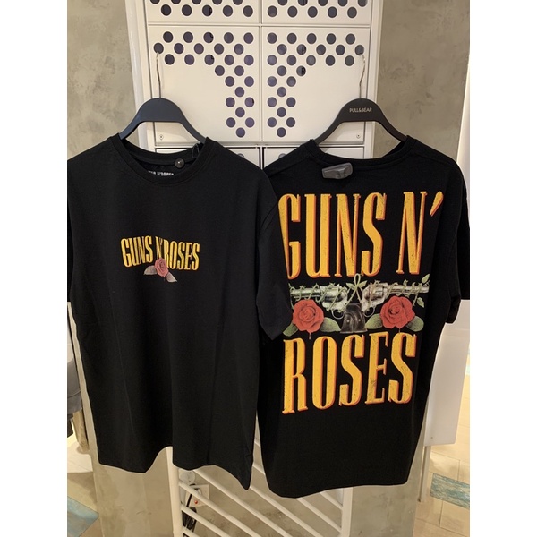 Jastip  Baju Guns N Roses Pria Pull & Bear