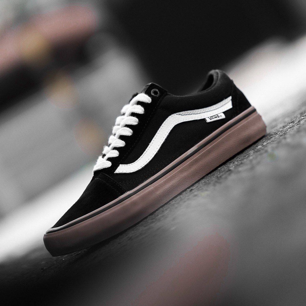 VANS OLDSKOOL PRO BLACK/GUMSOLE ORIGINAL 100%