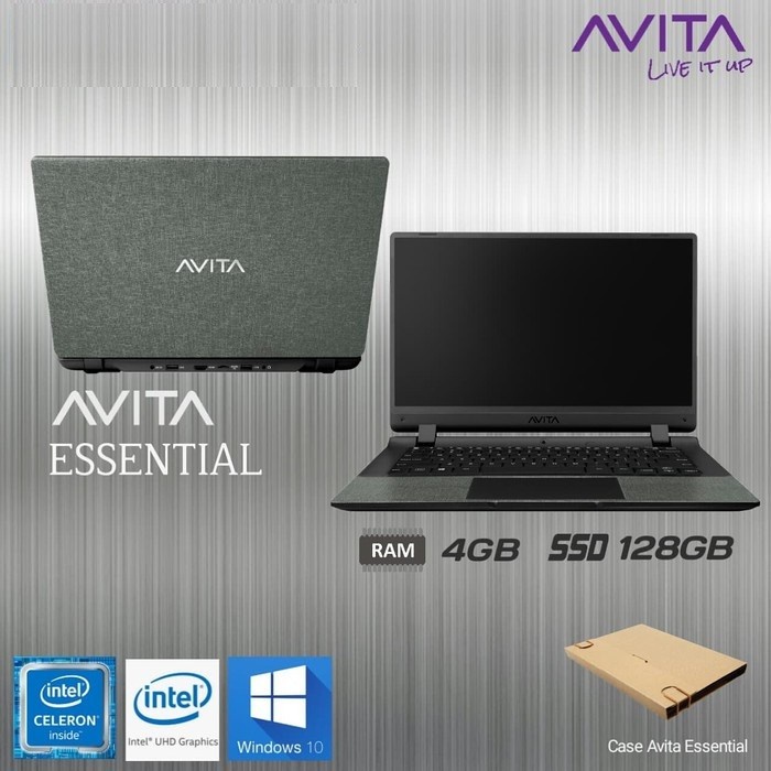 Avita Essential 14 N4000 RAM 4GB SSD 128GB 14 inch FHD Win10 Home