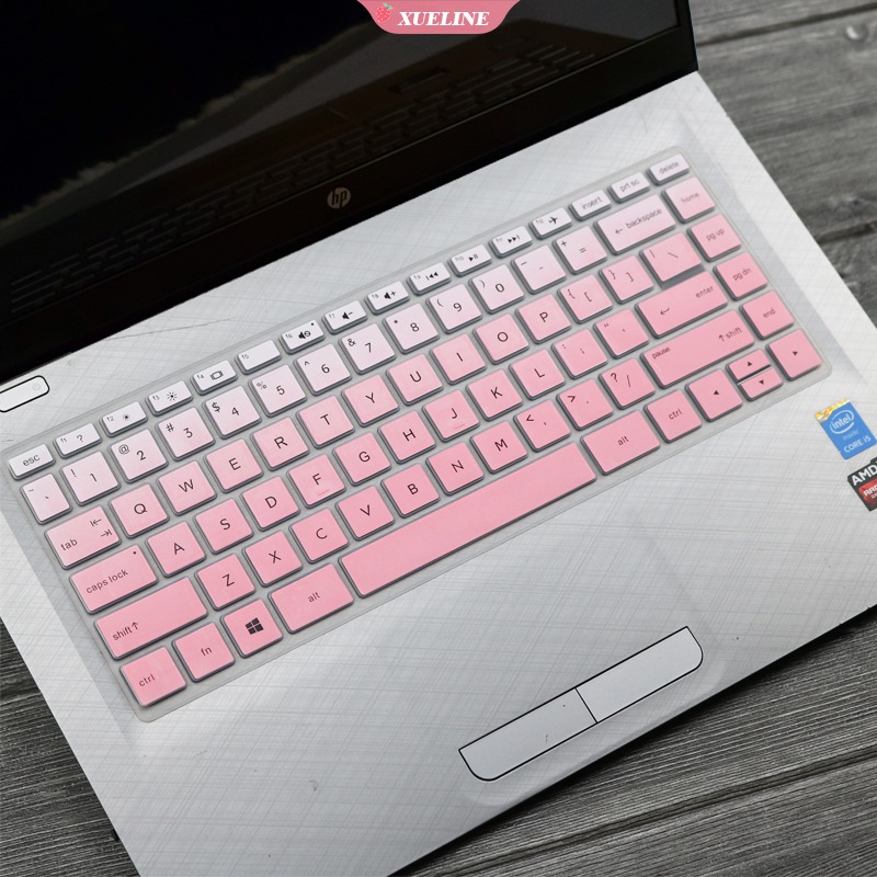 Stiker Pelindung Keyboard HP TPN-Q221 14 &quot;Bahan Silikon Lembut Anti Air Aneka Warna (ZXL)