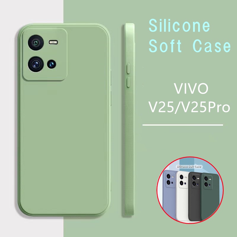 Soft Case Vivo V25 5G Vivo V25e Vivo V25 Pro Liquid Silikon Slim Candy Macaron Bludru