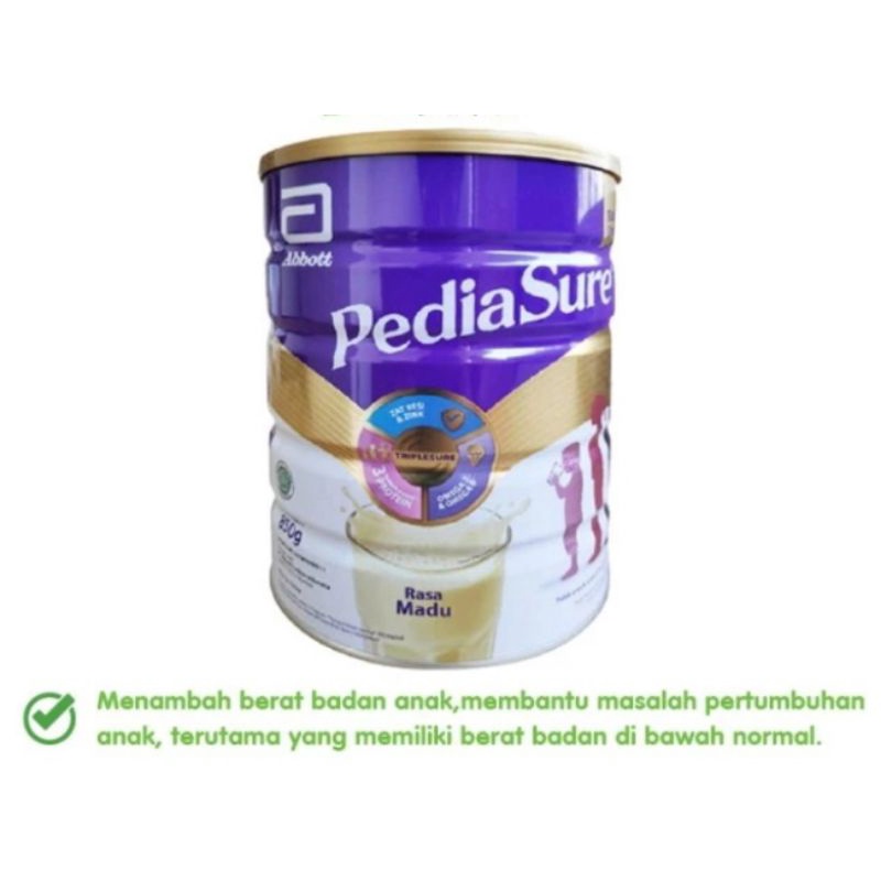 PEDIASURE Triplesure Madu Susu Tin 850g /850 g