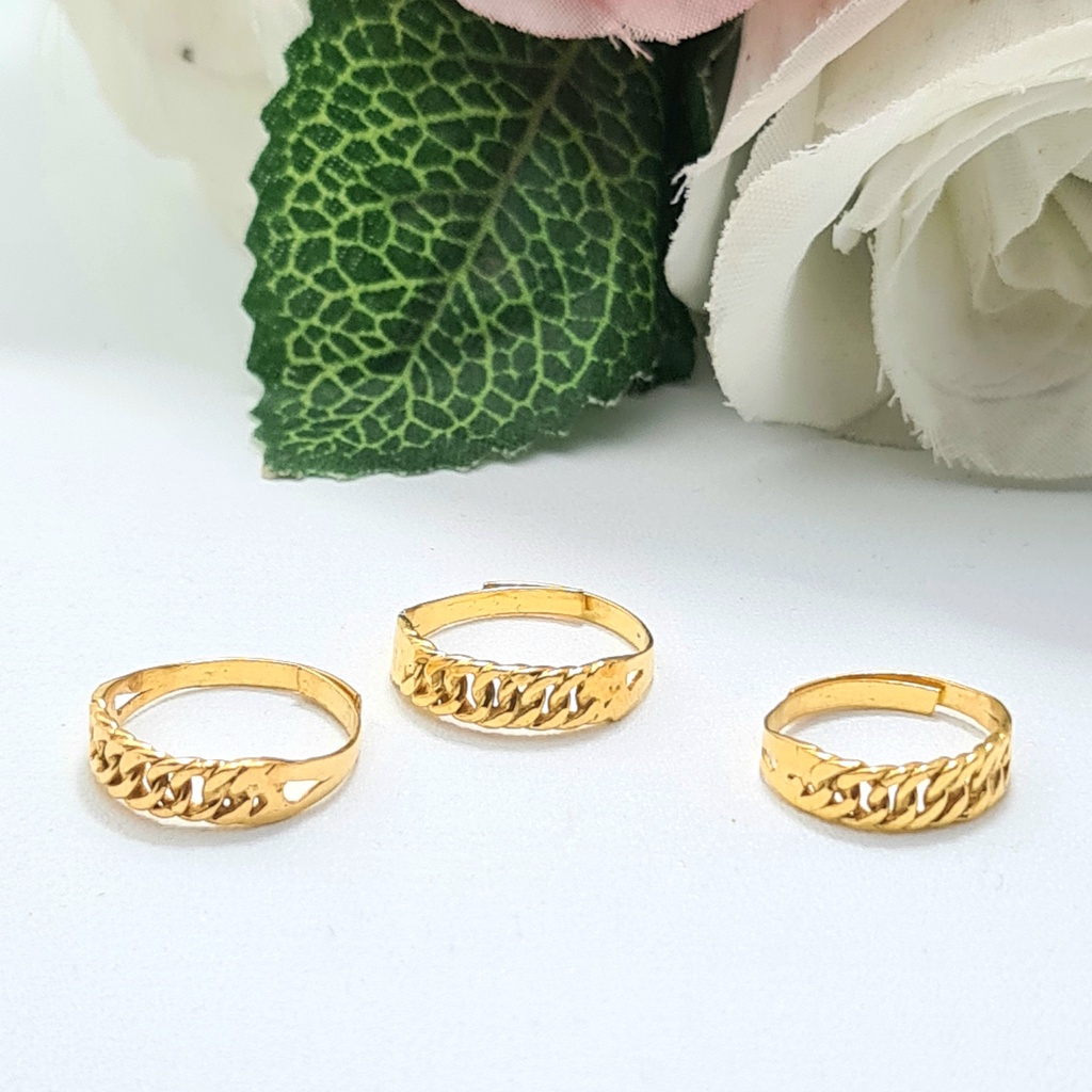 Cincin Bayi Emas Muda Model Rante