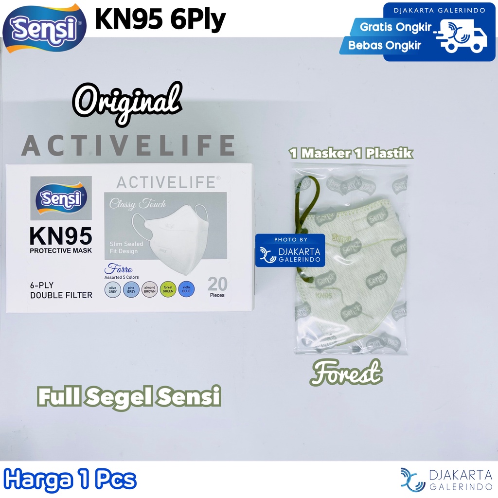 Masker SENSI KN95 6Ply Individual pack Original Sensi