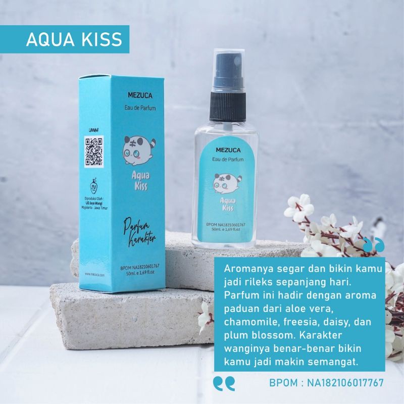 PARFUM SPRAY KARAKTER 50 ml NON ALKOHOL UNISEX MURAH BY MEZUCA