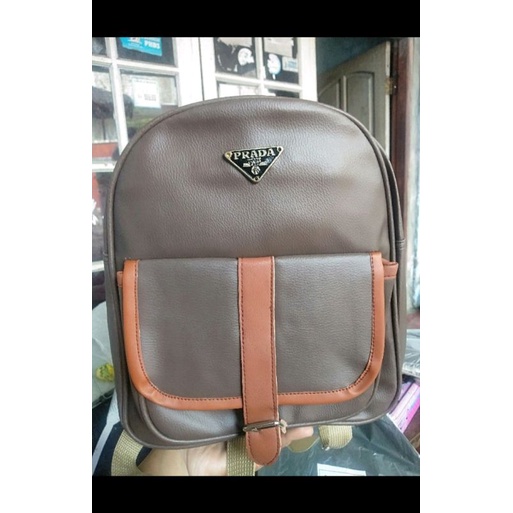 Tas Wanita Ransel Mini Prada