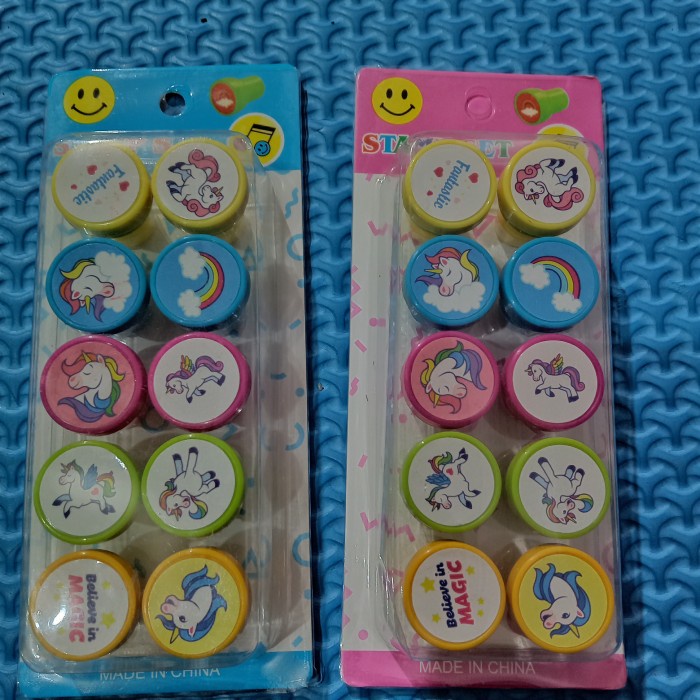 

Nikmati (10Pcs) Mainan Anak Stempel/Stamp Set Karakter Berkualitas