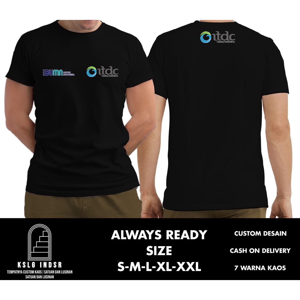 Kaos Baju Pariwisata Indonesia ITDC Bumn Indonesia DB