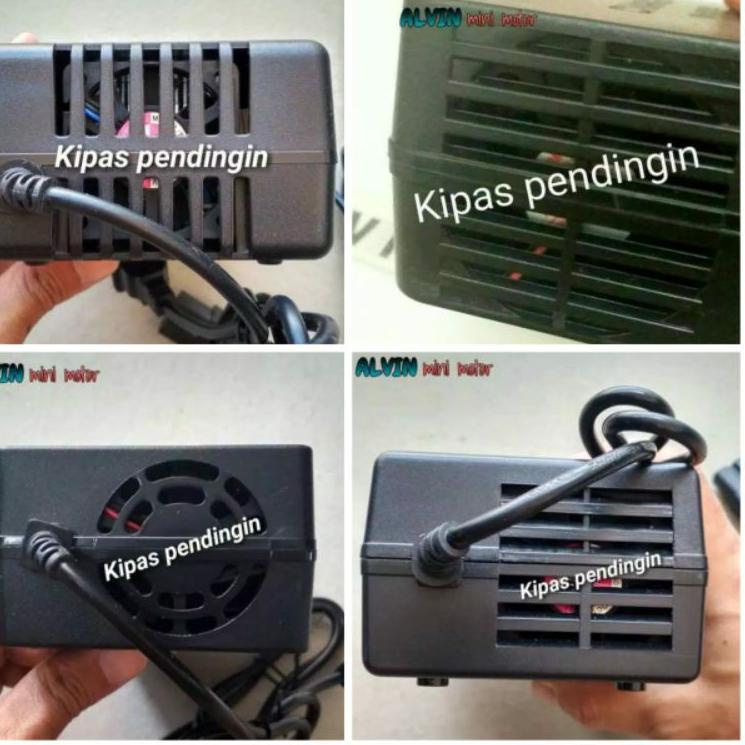 [KODE QPFYG] Charger sepeda listrik 48v 12ah universal cas casan selis super rider sunrace antelope 