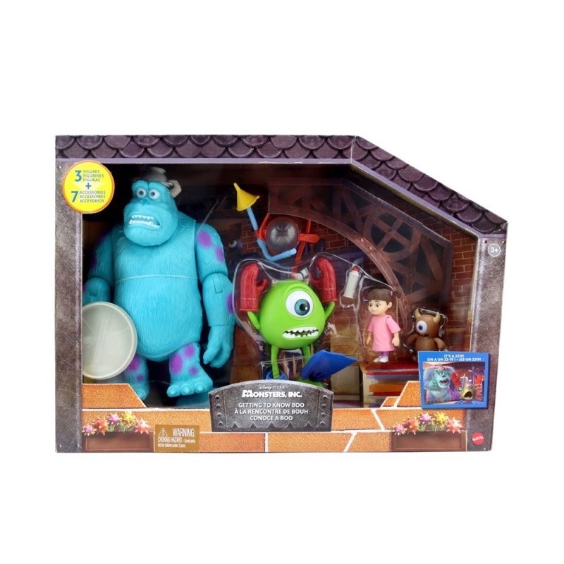Lincensed Monster Inc Pixar Meet Boo Set - Mainan Anak Action Figure Original
