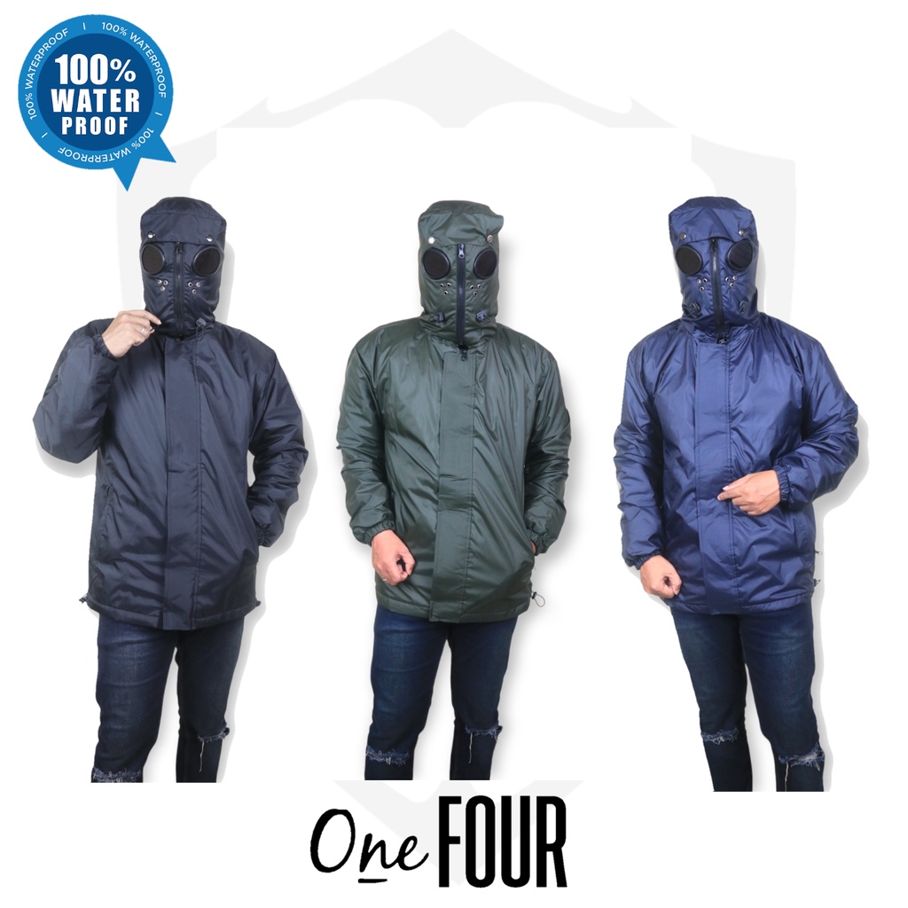 Jaket Googles Fullface Casual Pria Original Paisley Goggle Parka Kacamata