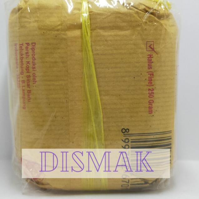 

Import ✨Terbaik✨ Kopi Lampung Sinar Baru Halus Cap Bola Dunia 250gr Tali Kuning 