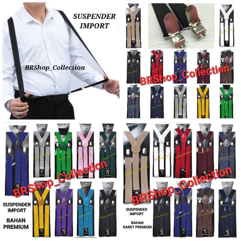 Bretel Suspender Import Tali baju