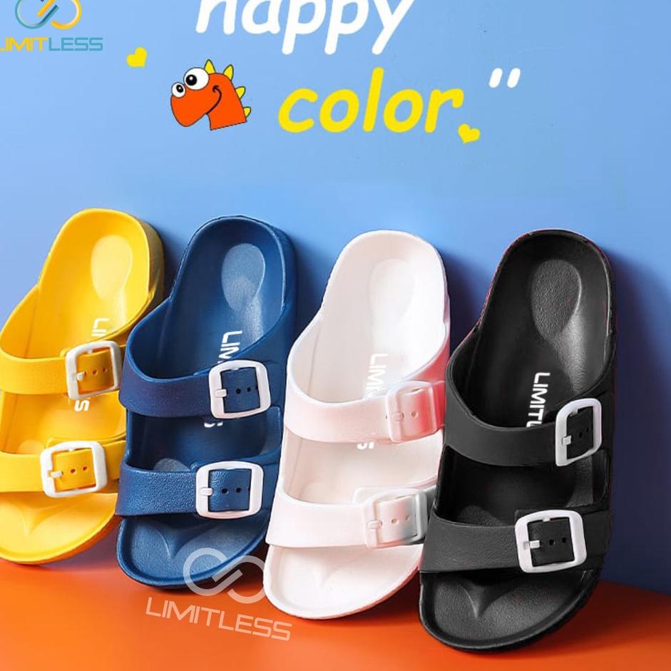Sandal Anak Laki Laki Limitless Sendal Anak Perempuan Limitless Sandal Anak Selop Karet Couple Ibu d