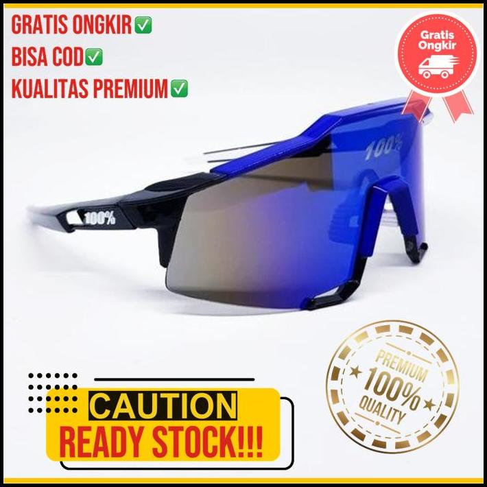 Kacamata Gowes 100 %Kacamata Sepeda 100%Kacamata Sunglasses Outdoor