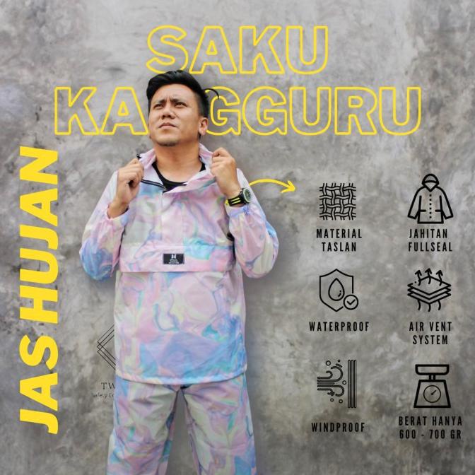 READY [BISA COD] Jas hujan / Raincoat / Jas hujan Twins19 Bukan jas hujan eiger axio