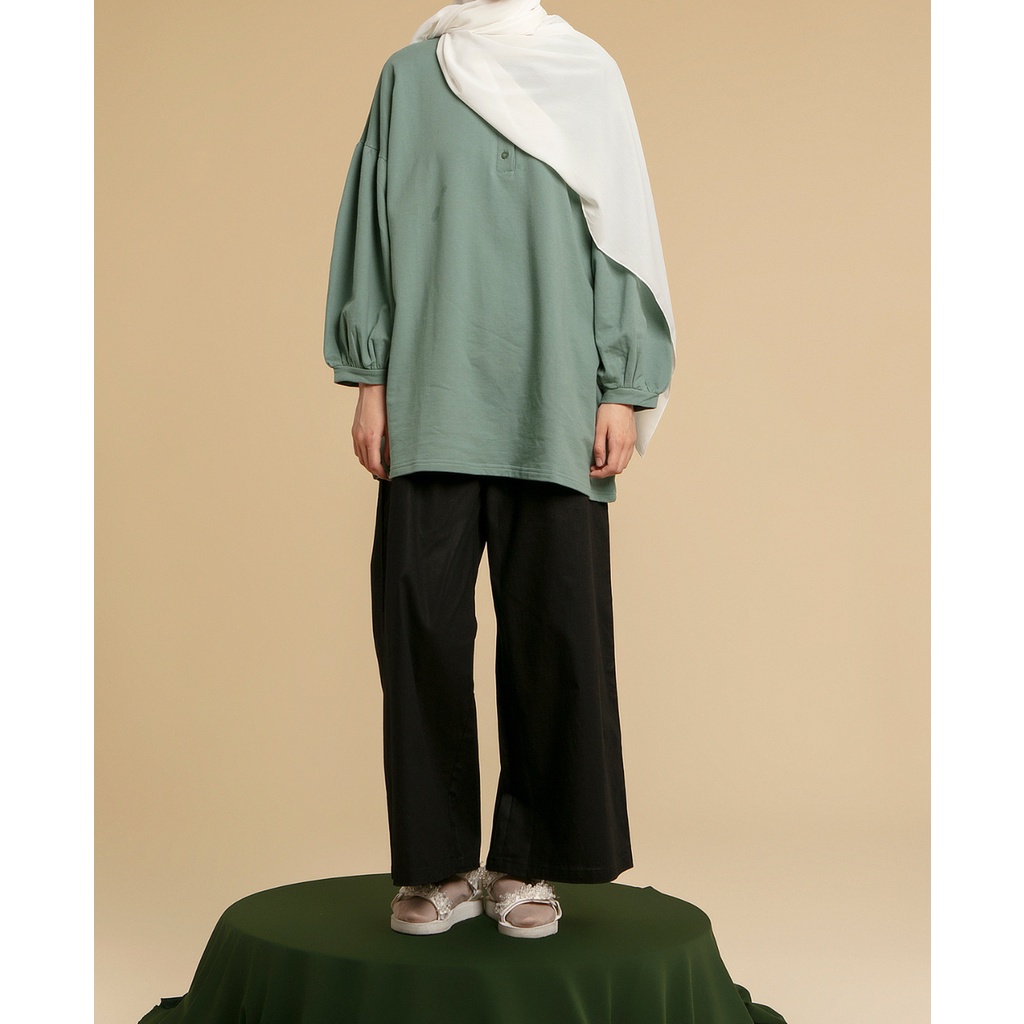Cottoncut Jill Shirt Longsleeve Top Kaos Wanita