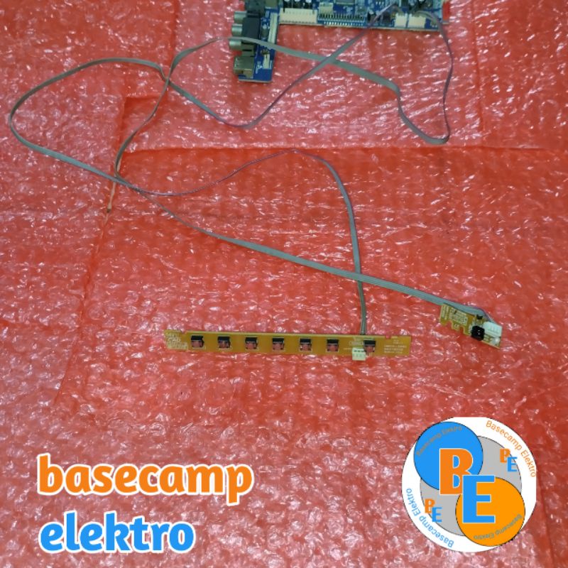 Modul Pcb Sensor Tombol TV LED POLYTRON PLD32T711TY Sensor TV LED POLYTRON PLD 32T711 TY Tombol TV L