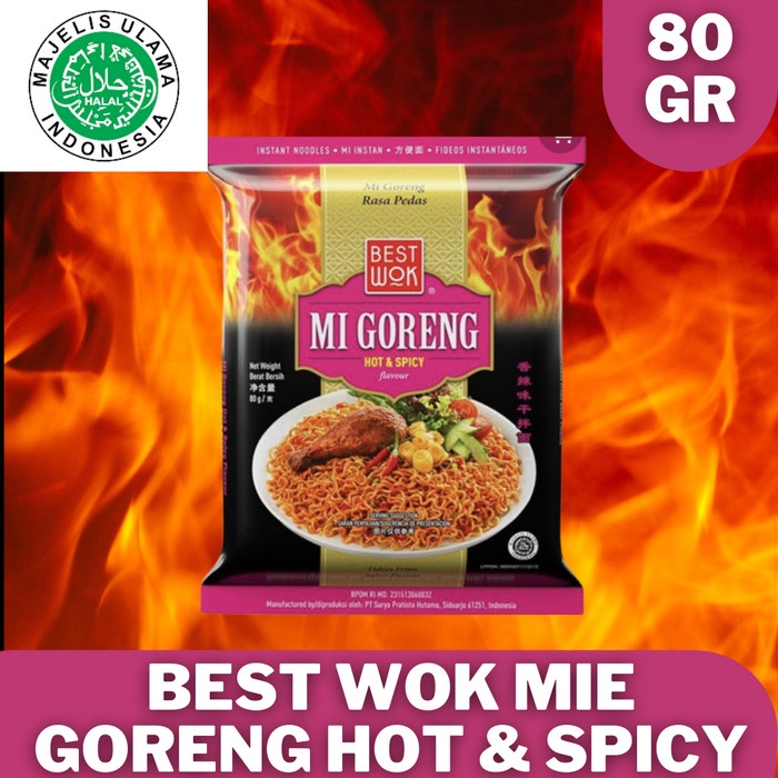 

PROMO Mie Goreng Kekinian Best Wok Hot & Spicy Pedas Bestseller Halal Murah