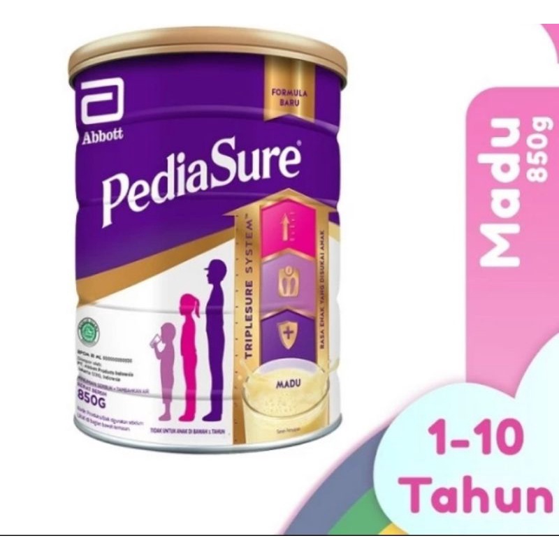 PEDIASURE Triplesure Madu Susu Tin 850g /850 g