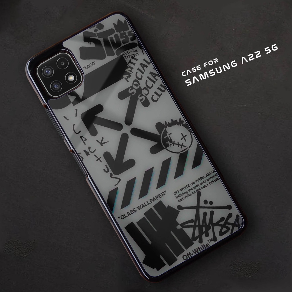 Case SAMSUNG A22 5G - Casing SAMSUNG A22 5G [ KAWS ] Silikon SAMSUNG A22 5G - Case Hp - Case Mewah -
